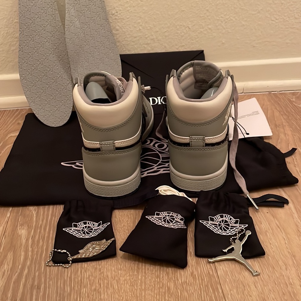 DIOR Nike NEW air Jordan 1 high - Picture 11 of 14
